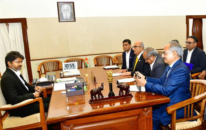 CII delegation met Thiru C Joseph Vijay